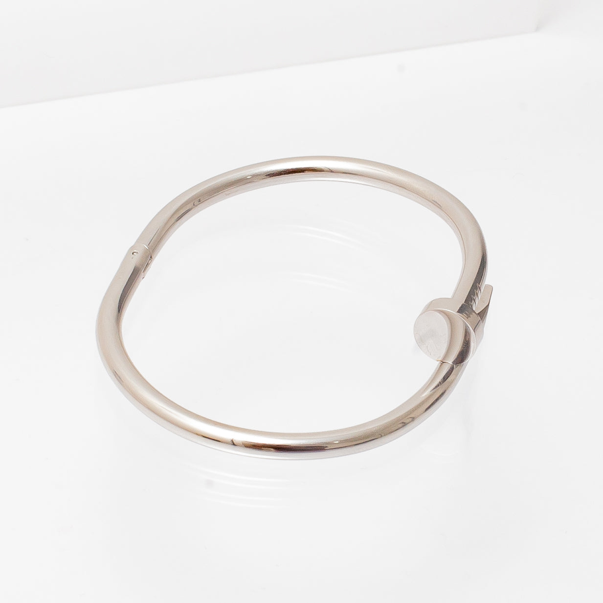 BRAZALETE CLAVO PLATA