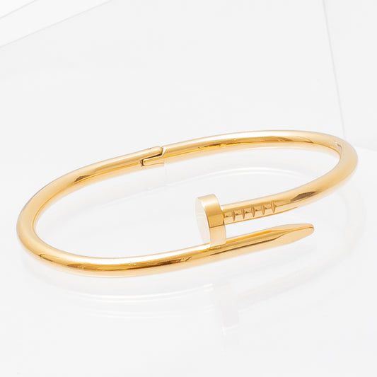 BRAZALETE CLAVO ORO